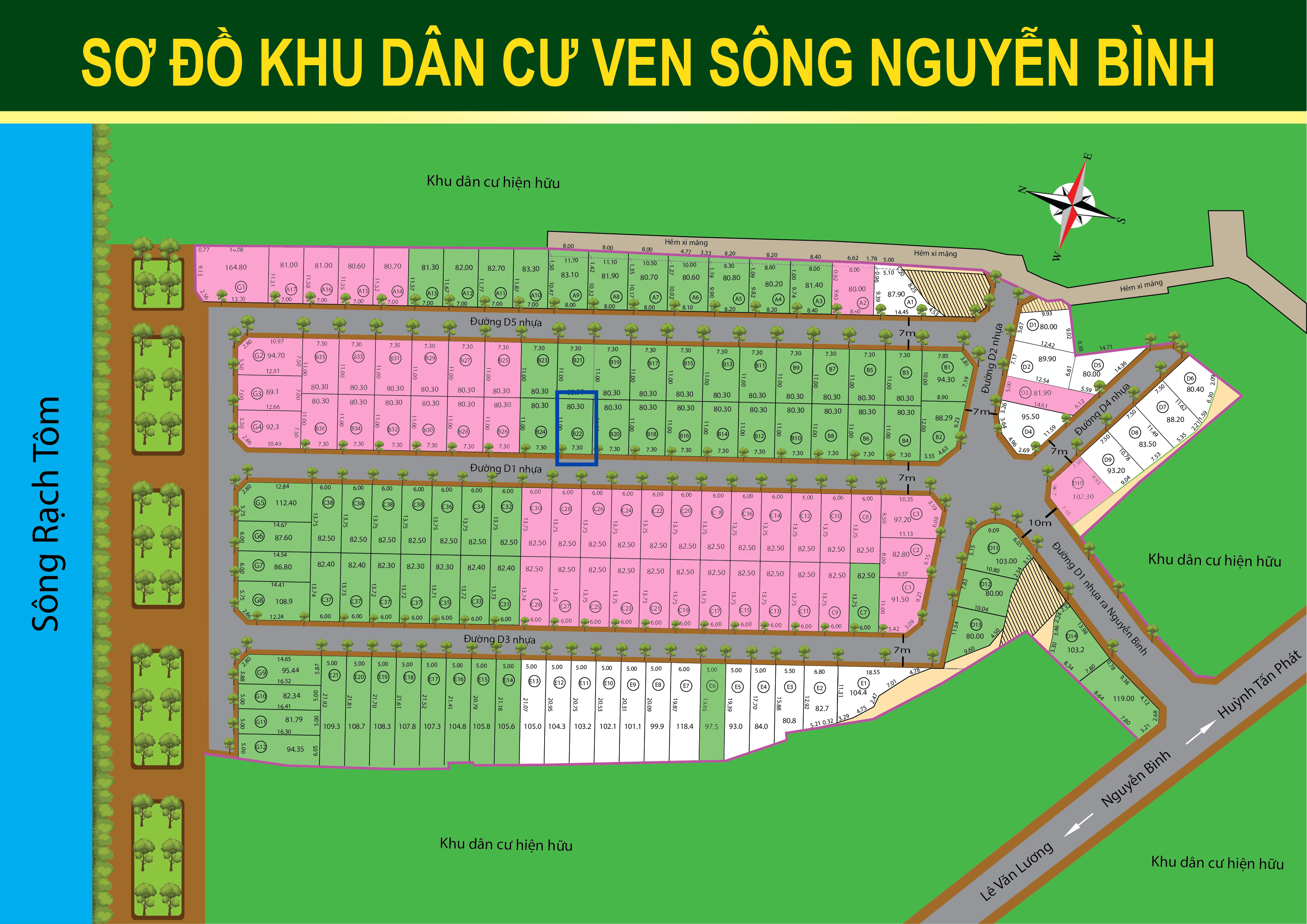 b32 3 - Nền B32 Kdc Ven Sông Nguyễn Bình Nhà Bè